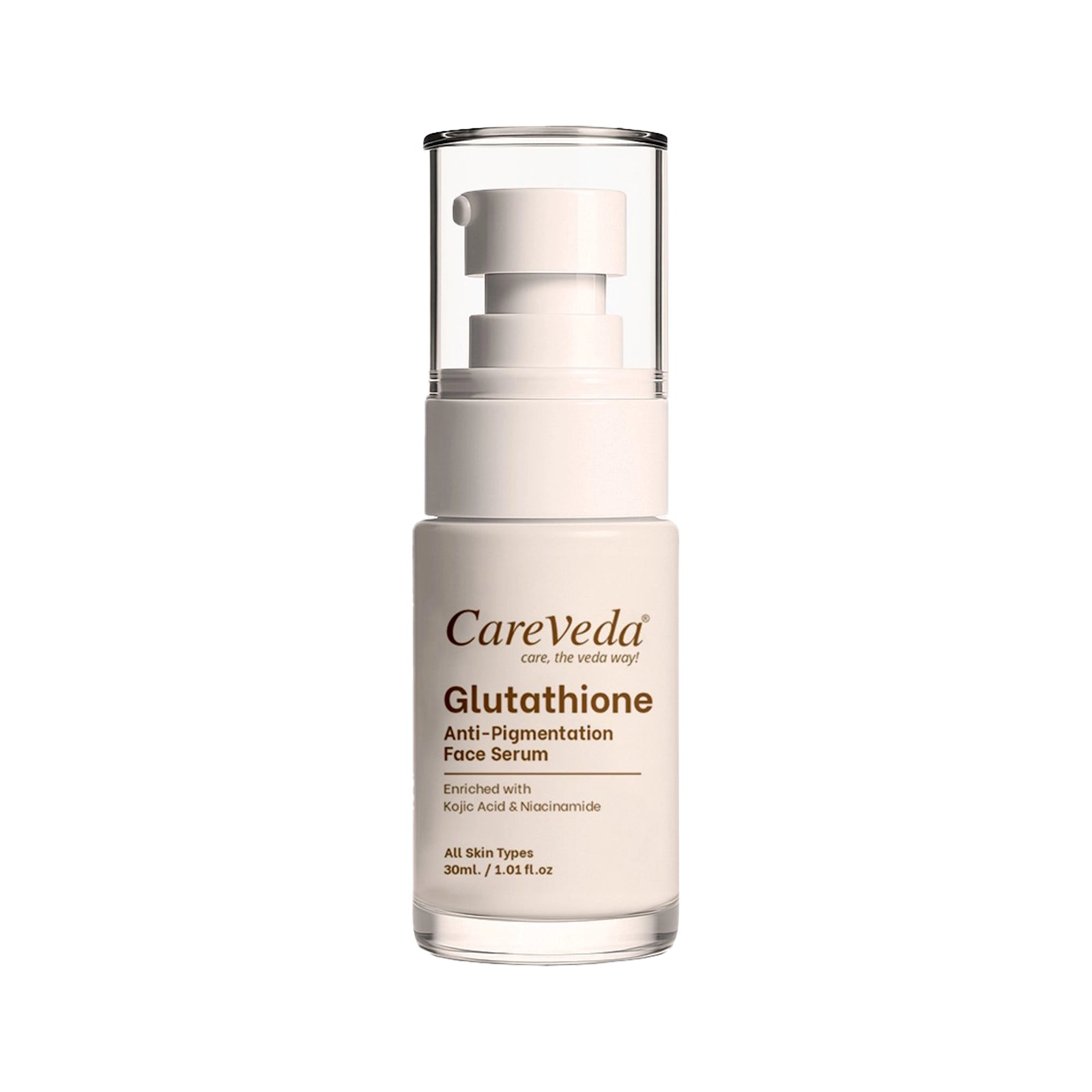 CareVeda Glutathione  Anti-Pigmentation Face Serum Enriched with Kojic Acid & Niacinamide  30ml