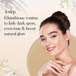 Glutathione Skin Care Set of 4 | Face Wash & Cream, Peel off Mask, Serum for Bright & Even-Toned Skin