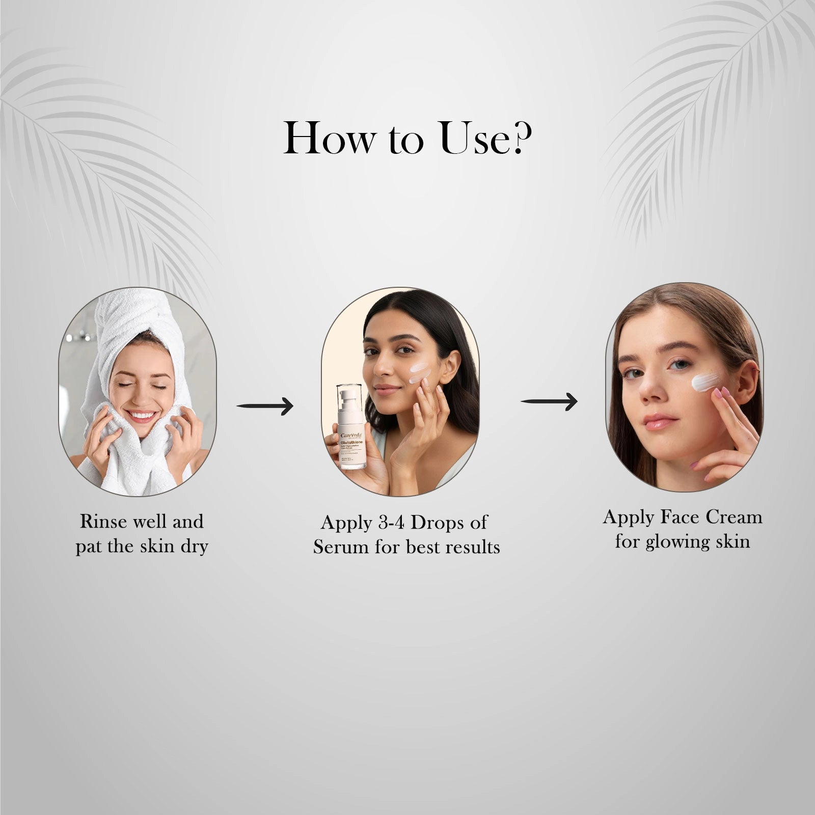 CareVeda Glutathione Skin Care Set of 2 | Face Cream & Face Serum for Bright, Even-Toned Skin | Anti-Pigmentation & Glow Boost | For Men & Women