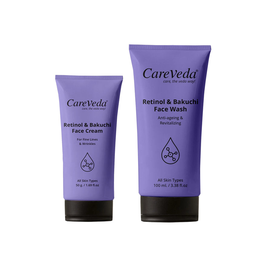 Retinol Glow Duo Combo Set of 2 – Face Wash 100gm & Cream 50gm