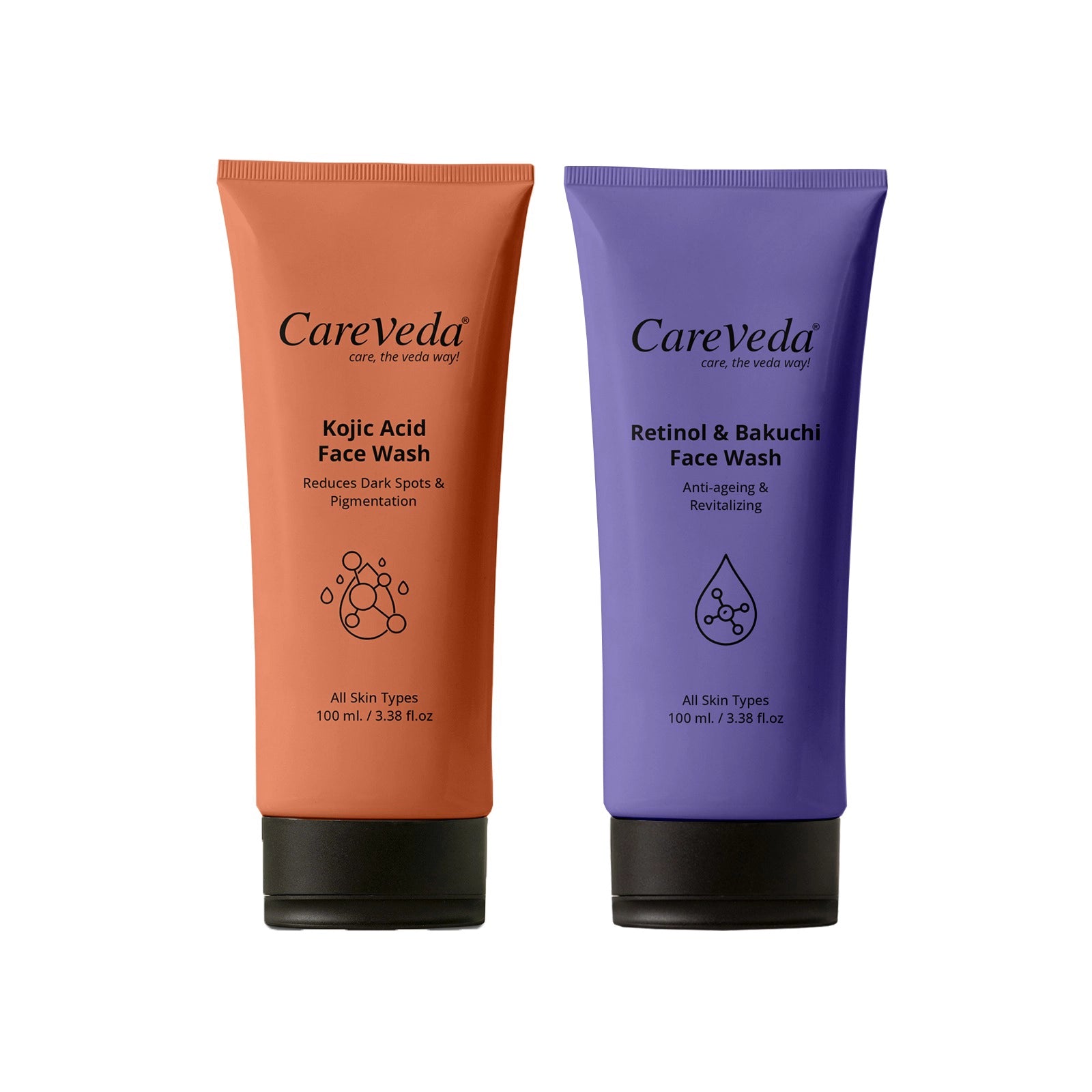 Skin Radiance Combo – Kojic Acid, Retinol & Bakuchi Face Wash (Set of 2)