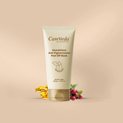 CareVeda Glutathione Anti-Pigmentation Peel off Mask Enriched with Kojic Acid & Arbutin 100gm