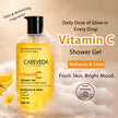 CareVeda Vitamin C Shower Gel With Lemon & Red Grapes, Brightening Body Wash 200ml