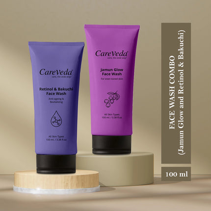 Radiance Duo – Jamun Glow, Retinol & Bakuchi Face Wash (Set of 2)