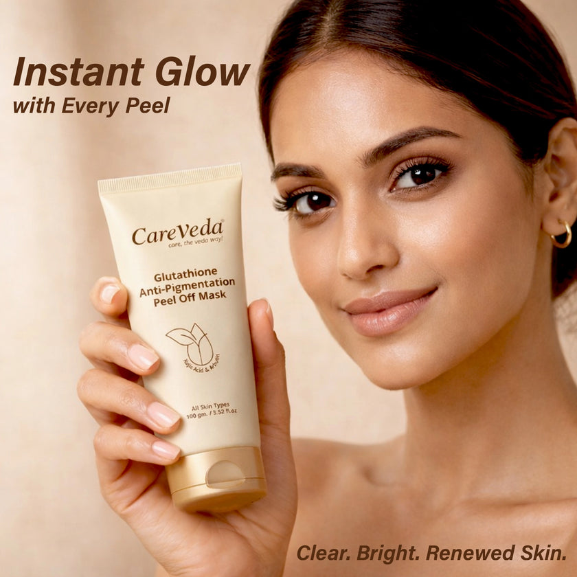 CareVeda Glutathione Anti-Pigmentation Peel off Mask Enriched with Kojic Acid & Arbutin 100gm
