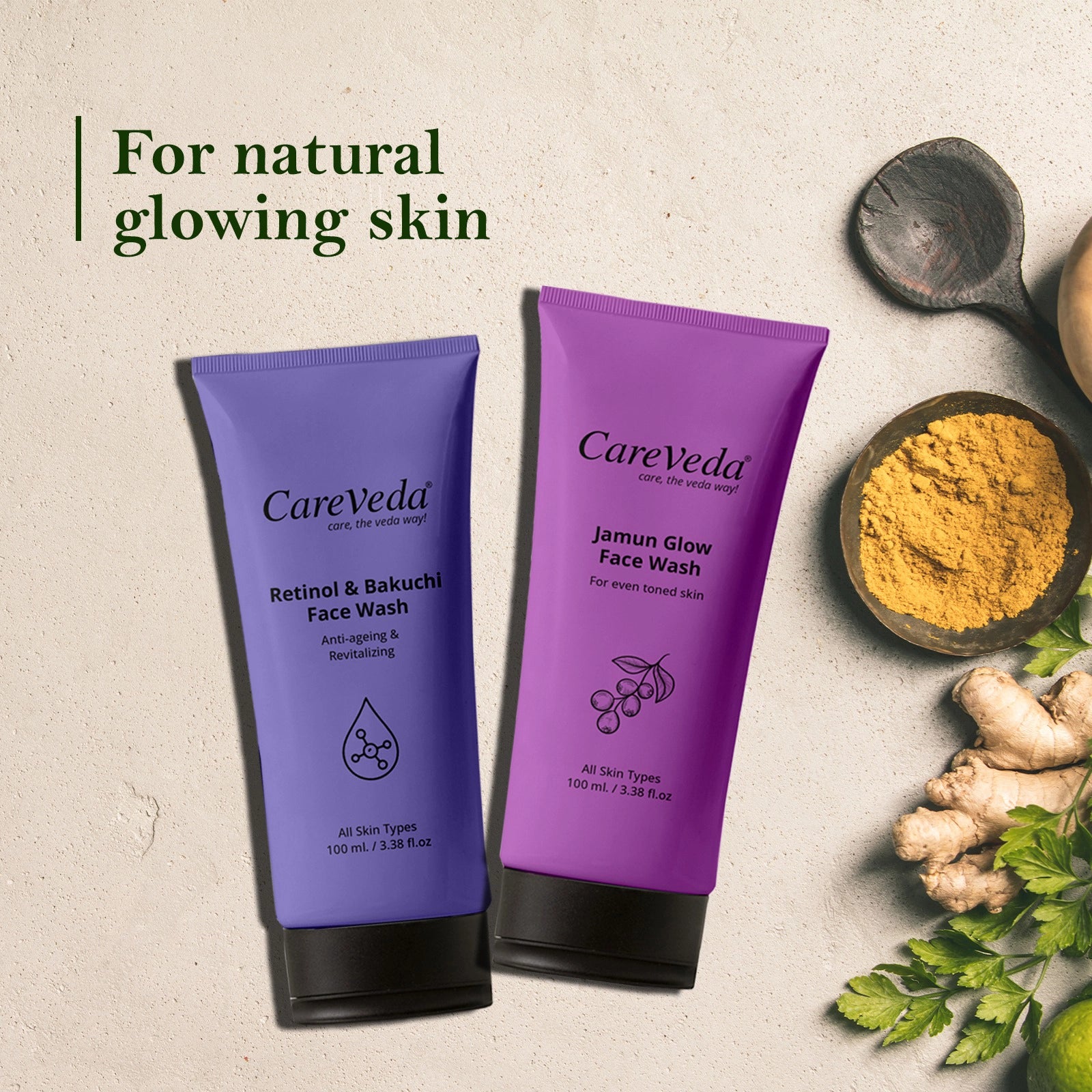 Radiance Duo – Jamun Glow, Retinol & Bakuchi Face Wash (Set of 2)