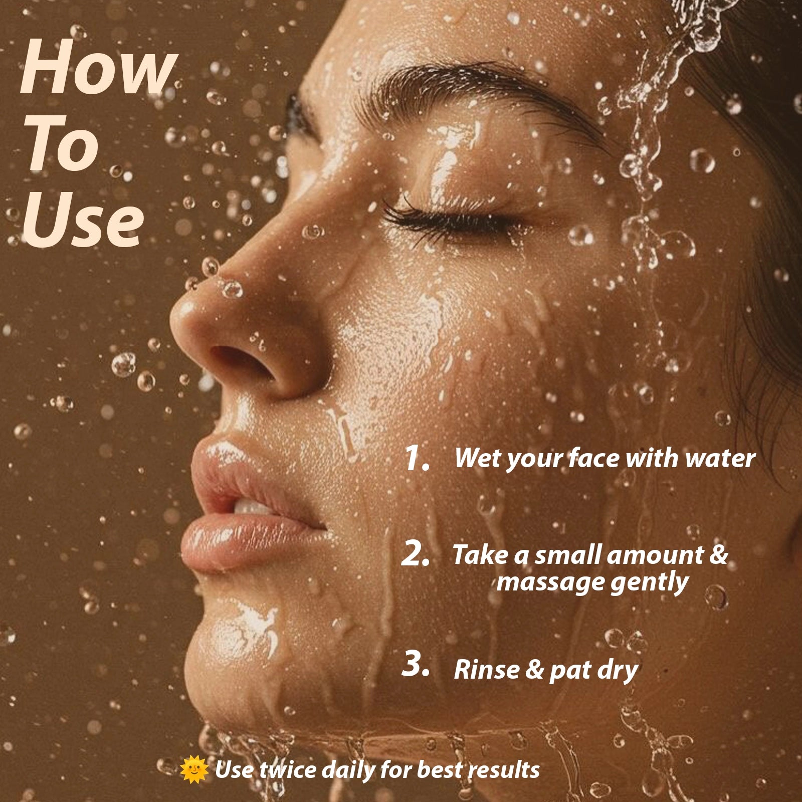 CareVeda Glutathione Anti-Pigmentation Face Wash Enriched with Kojic Acid & Vitamin E 100gm