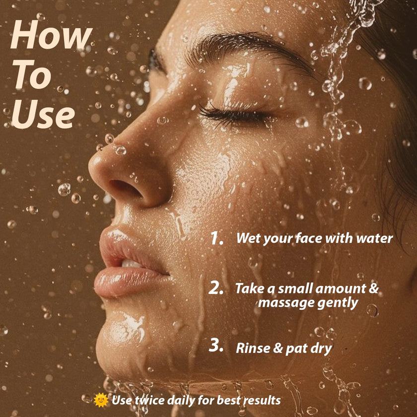 CareVeda Glutathione Anti-Pigmentation Face Wash Enriched with Kojic Acid & Vitamin E 100gm
