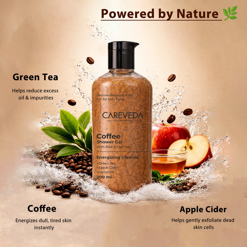 Coffee Shower Gel | Deep Cleansing, Hydrating & Refreshing Skin | 200ml