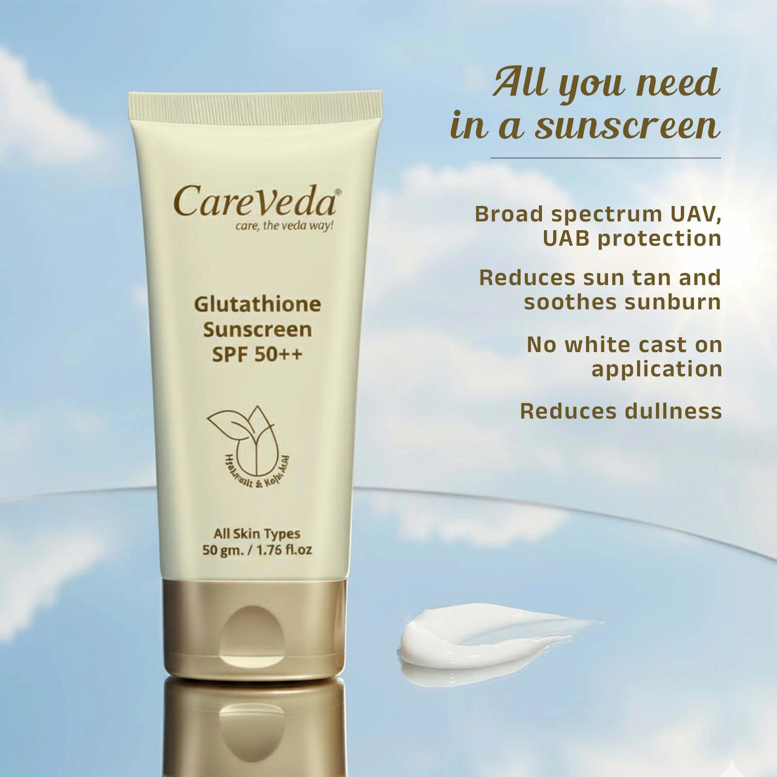 Glutathione Sunscreen SPF 50++ 50gm