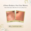 Glutathione Skin Care Set of 4 | Face Wash & Cream, Peel off Mask, Serum for Bright & Even-Toned Skin