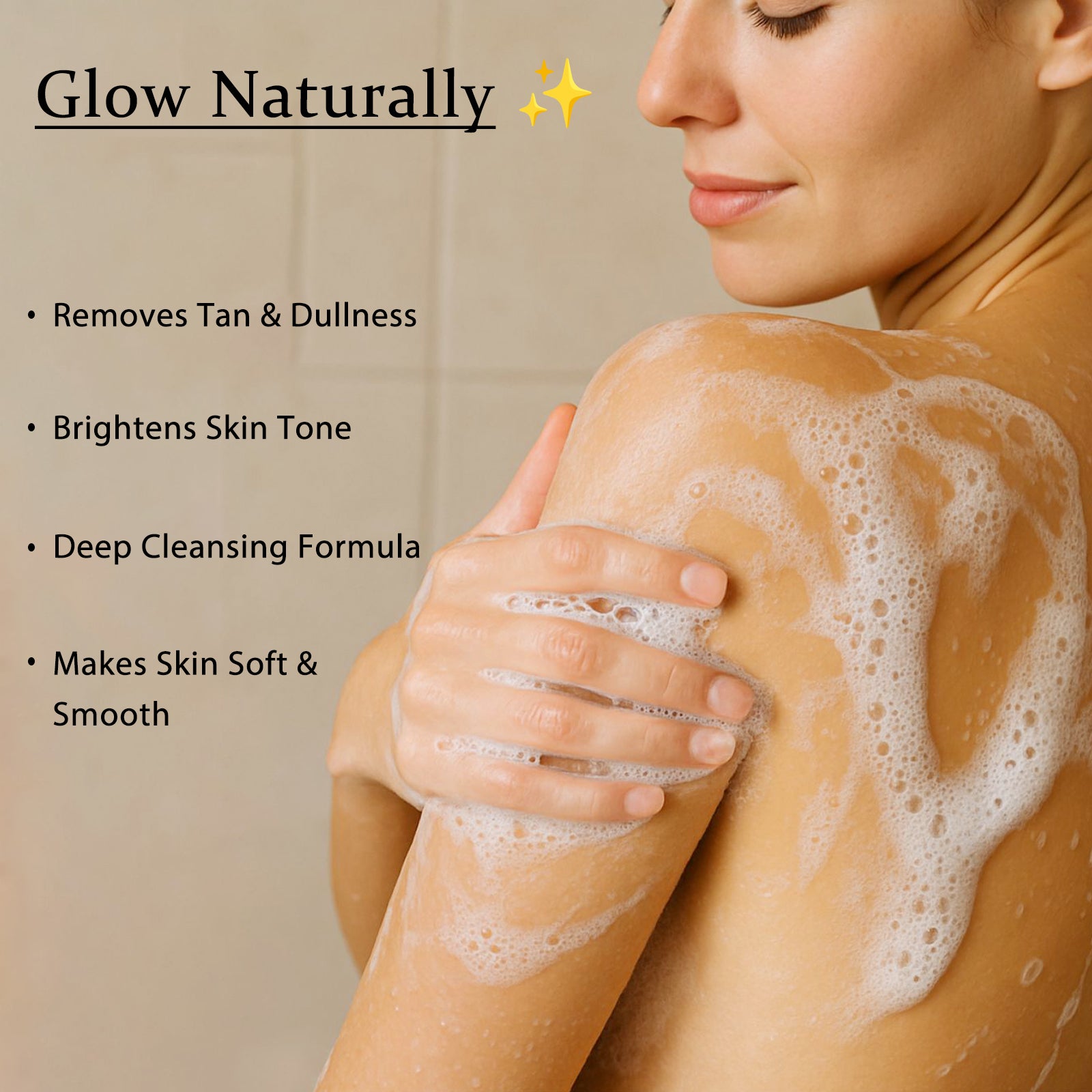 Ubtan Shower Gel, Skin Brightening Body Wash with Haldi & Chandan, Fresh & Glowing Skin 200ml