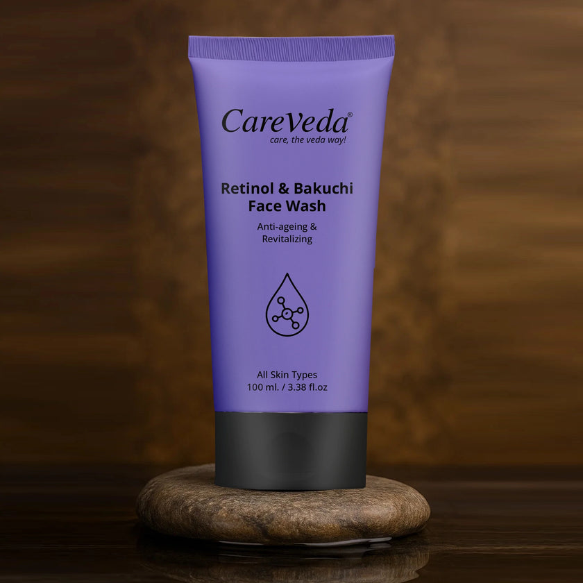 CareVeda Retinol & Bakuchi Face Wash For Anti Ageing & Revitalizing Suitable For All Skin Type 100gm