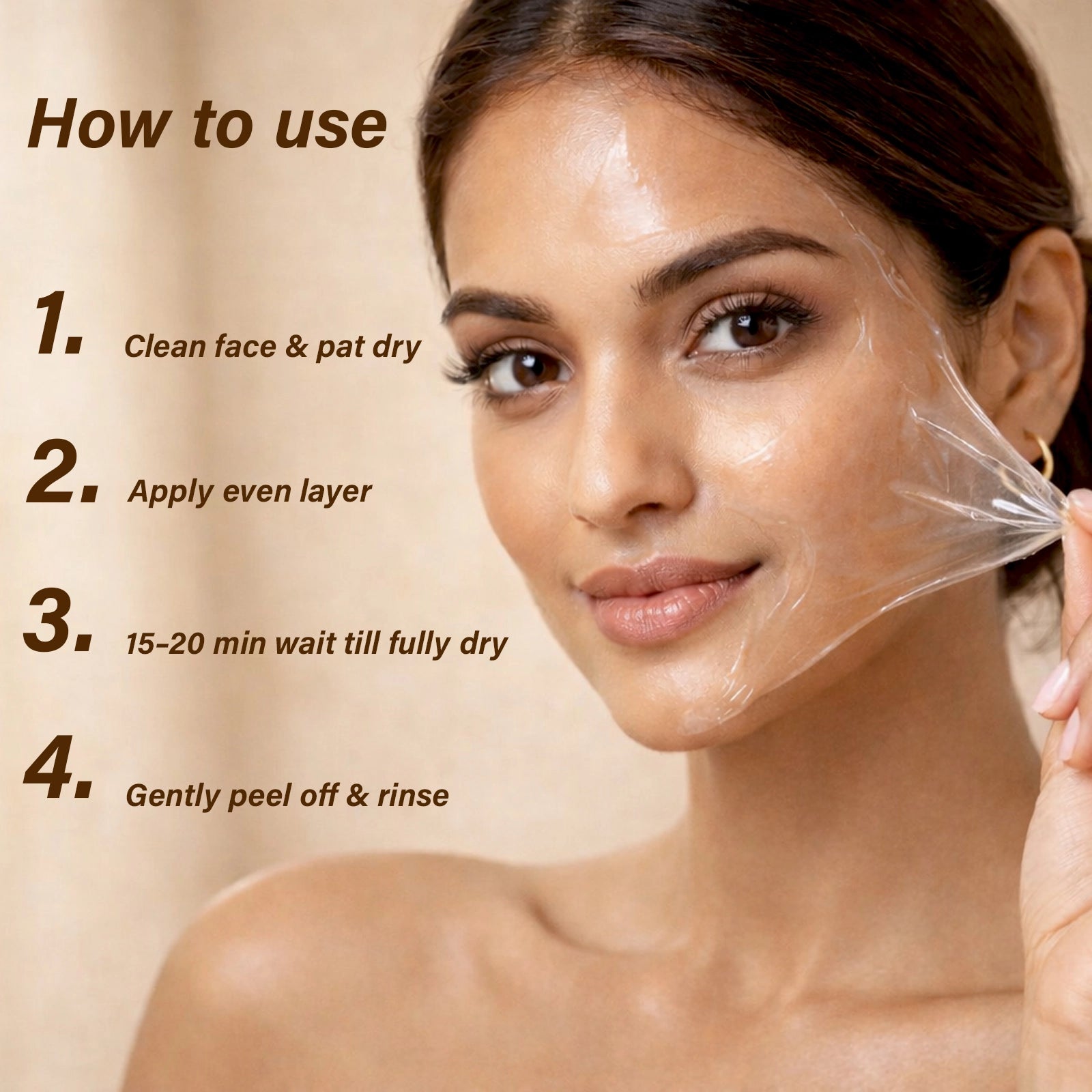 CareVeda Glutathione Anti-Pigmentation Peel off Mask Enriched with Kojic Acid & Arbutin 100gm