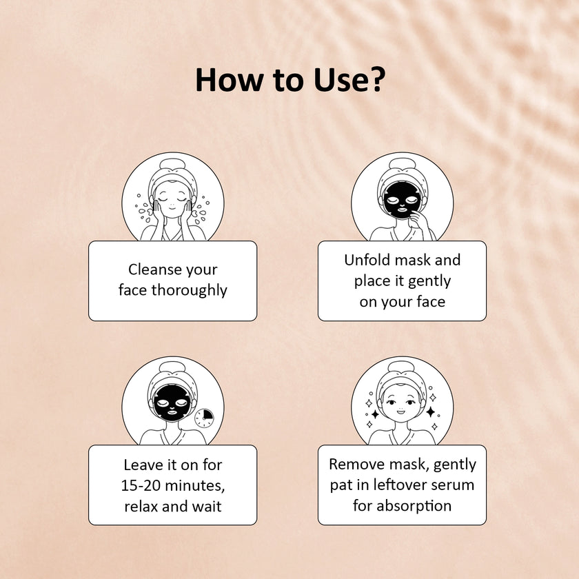 CareVeda Tone & Glow Anti Pigmentation Sheet Mask Suitable For All Skin Types, 25gm