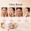 Careveda Rice Ceramide Brightening Face Scrub for Luminous Glass Skin – with Coffee, Walnut & Sugar – Deep Cleansing & Texture Refining – 50gm