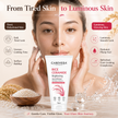 Careveda Rice Ceramide Brightening Peel Off Mask for Luminous Glass Skin – 75g | With Kojic Acid & Vitamin E | Brightening Face Mask for Dull Skin & Skin Barrier Support