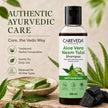 Careveda Aloe Vera Neem Tulsi Shampoo with Activated Charcoal & Grapes - Anti Hair Fall (100ml)