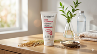Careveda Rice Ceramide Brightening Face Wash with Niacinamide & Coffee for Luminous Glass Skin - 75gm