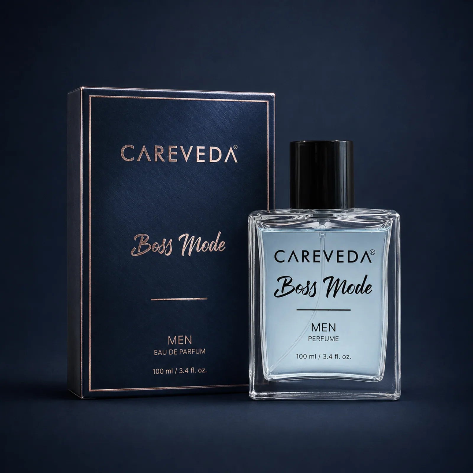 Careveda Boss Mode Eau de Parfum | Fresh, Confident, Dynamic | Up to 8-10 Hours All-Day Wear | Eau de Parfum - 100 ml (Men)