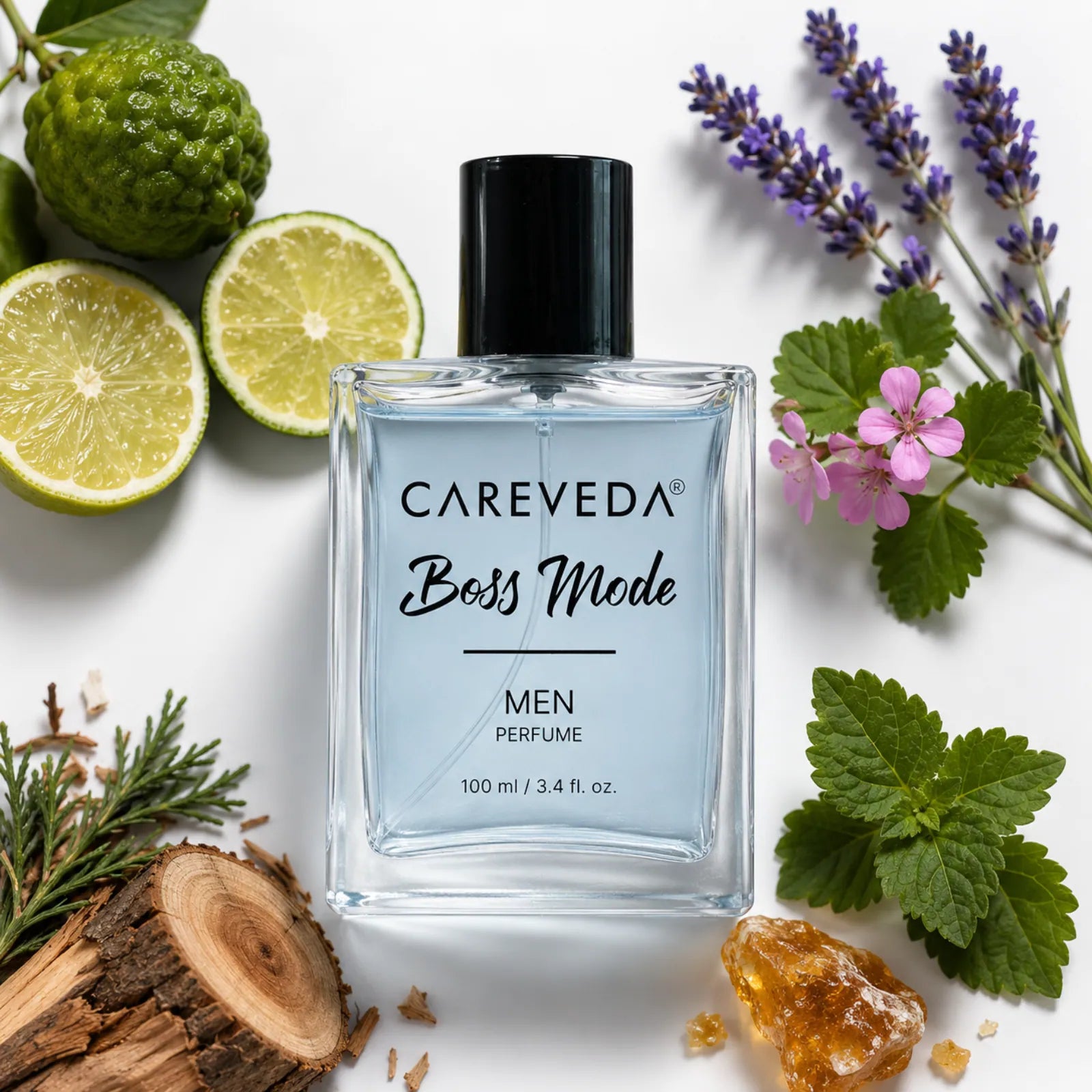 Careveda Boss Mode Eau de Parfum | Fresh, Confident, Dynamic | Up to 8-10 Hours All-Day Wear | Eau de Parfum - 100 ml (Men)