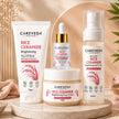 CareVeda Rice Ceramide Korean Glass Skin Skincare Kit | Face Cream + Face Serum + Face Toner + Peel Off Mask | Hydrating & Brightening Face Care Combo