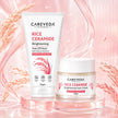 CareVeda Rice Ceramide Glass Skin Care Duo | Face Cream + Peel Off Mask | Deep Hydration & Skin Purifying Care