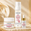 CareVeda Rice Ceramide Korean Glass Skin Skincare Kit | Face Cream + Face Serum + Face Toner | Hydrating & Brightening Face Care Combo