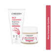CareVeda Rice Ceramide Glass Skin Care Duo | Face Cream + Peel Off Mask | Deep Hydration & Skin Purifying Care