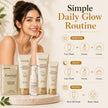Careveda Glutathione Anti-Pigmentation & Anti-Ageing Skincare Gift Box | Brightening Face Care Set with Face Wash, Face Cream, Serum, Sunscreen, Sheet Mask & Peel Off Mask - Set of 6