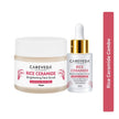 CareVeda Rice Ceramide Korean Glass Skin Skincare Kit | Face Scrub + Face Serum | Hydrating & Brightening Face Care Combo