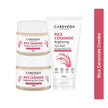 CareVeda Korean Glass Skin 3-Step Skincare Combo | Face Wash, Face Scrub & Face Cream | Rice Ceramide Daily Glow Routine