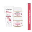 CareVeda Korean Glass Skin 3-Step Skincare Combo | Face Scrub, Face Cream & Peel Off Mask | Rice Ceramide Daily Glow Routine