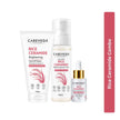 CareVeda Rice Ceramide Korean Glass Skin Skincare Kit | Face Serum + Peel Off Mask + Face Toner | Hydrating & Brightening Face Care Combo