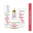 CareVeda Korean Glass Skin 4-Step Skincare Combo | Face Wash, Face Serum, Face Cream & Face Toner | Rice Ceramide Daily Glow Routine