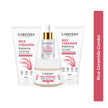 CareVeda Korean Glass Skin 4-Step Skincare Combo | Face Wash, Face Scrub, Face Serum & Peel Off Mask | Rice Ceramide Daily Glow Routine