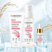 CareVeda Rice Ceramide Korean Glass Skin Skincare Kit | Face Serum + Peel Off Mask + Face Toner | Hydrating & Brightening Face Care Combo