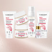 Careveda Rice Ceramide Brightening Skincare Gift Box | Complete Luminous Glass Skin Care Set with Face Wash, Peel Off Mask, Scrub, Cream & Serum, Toner - Set of 6