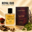 Careveda Royal Oud Eau de Parfum | Regal, Intense, Sophisticated | Up to 8-10 Hours Long-Lasting | Eau de Parfum - 100 ml (Unisex)