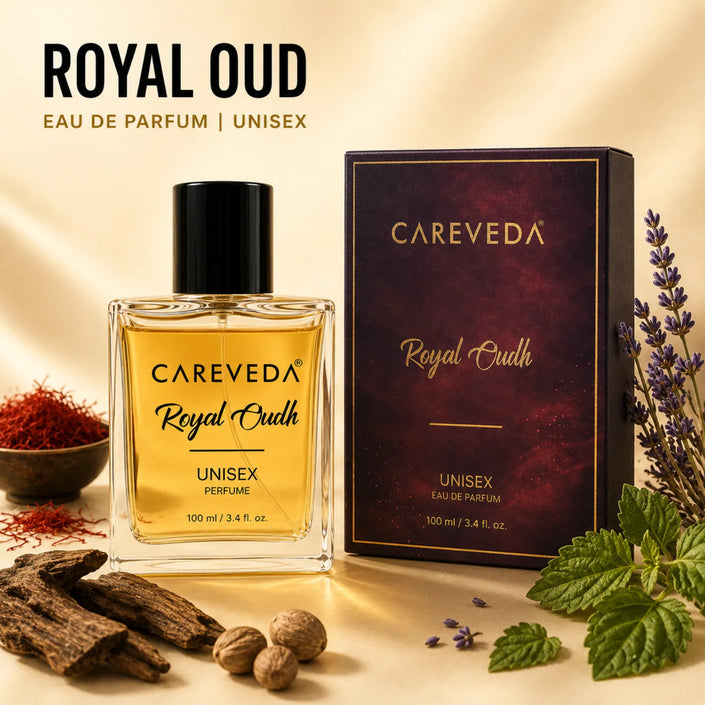 Careveda Royal Oud Eau de Parfum | Regal, Intense, Sophisticated | Up to 8-10 Hours Long-Lasting | Eau de Parfum - 100 ml (Unisex)