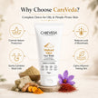CareVeda Multani Mitti Face Wash – Pimple Control & Oil Balancing - 75gm
