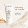 CareVeda Radiance Rice Face Wash for Glowing Skin - with Vitamin E & Vitamin B5 - Brightening & Hydrating Daily Cleanser - For All Skin Types, Paraben Free - 75gm