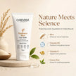 CareVeda Radiance Rice Face Wash for Glowing Skin - with Vitamin E & Vitamin B5 - Brightening & Hydrating Daily Cleanser - For All Skin Types, Paraben Free - 75gm